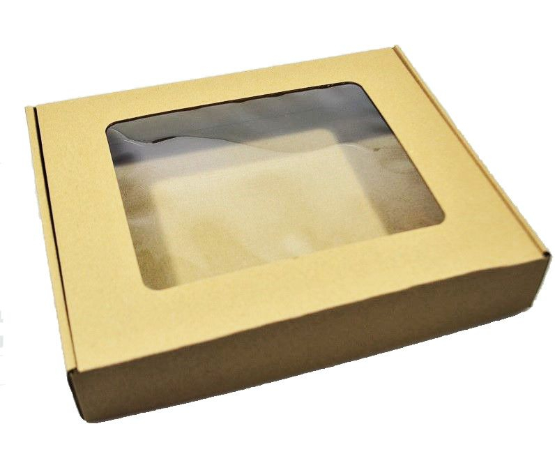 Прямоугольная картонная коробка с крышкой клапаном для подарков и сувениров