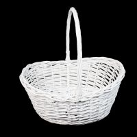 Корзина 19,5 х 36 х 45 см, №3, овальная, белый, W69-1 - вид 1 миниатюра