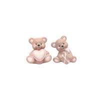 Фигурка Медвежонок h9.5 см, керамика, латте, FA33-2 - вид 1 миниатюра