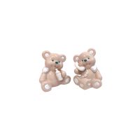 Фигурка Медвежонок h9.5 см, керамика, латте, FA33-3 - вид 1 миниатюра