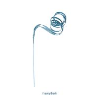 Ветка декоративная Локон глитер, FA48-39 - вид 1 миниатюра