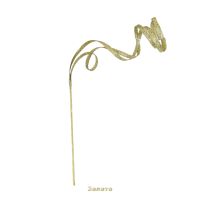 Ветка декоративная Локон глитер, FA48-39 - вид 3 миниатюра