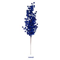 Ветка декоративная с ягодами Бархат люкс, h53 см, FA48-28 (светло-розовый) - вид 3 миниатюра