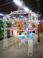 Беседка металлическая 310 х 180 х 180 см, белый, М84-19 - вид 1 миниатюра