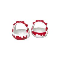 Кашпо керамическое с ручкой Снеговик/Санта, d14 см, FA46-2