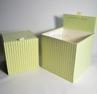 Коробка квадрат, набор из 2 шт, Н72-29 - вид 1 миниатюра