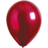 Надувные шары Хром сатин 12", 50 шт, Pomegrante - вид 1 миниатюра