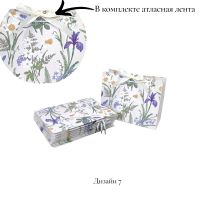 Сумка бумажная горизонтальная 20 х 25 х 10 см, Ботаника, 12 шт, FA55-9 - вид 3 миниатюра