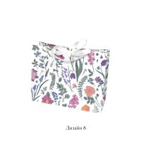 Сумка бумажная горизонтальная 20 х 25 х 10 см, Ботаника, 12 шт, FA55-9 - вид 8 миниатюра