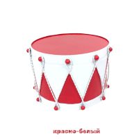 Фигура декоративная Барабан d37 x h25 см, металл, FA42-31 - вид 1 миниатюра