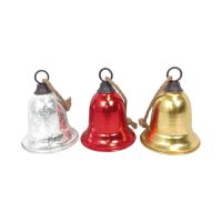 Украшение новогоднее Колокольчик на подвесе h20 х d15 см, металл, FA42-50 - вид 1 миниатюра