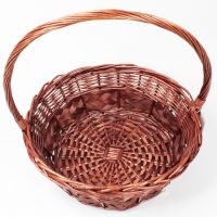 Корзина d55 х h19,5 см, №5, круглая, коричневый, W69-5 - вид 1 миниатюра