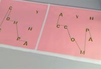 Пленка в листах Letters, 20 шт, розовый, W80-41 - вид 1 миниатюра