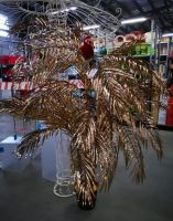 Дерево Пальма Робелини искусственное, 220 см, золотой, М83-2 - вид 1 миниатюра