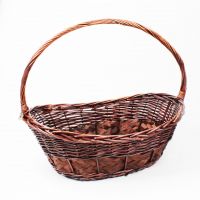 Корзина 20 х 50 х 40 см, №4 овальная, коричневый, W69-3 - вид 2 миниатюра
