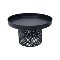 Подставка для сервировки металлическая на ножке, набор из 2 шт, черный, FA53-10 - вид 2 миниатюра