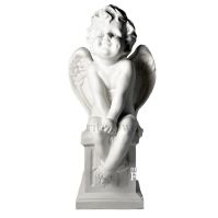 Ангел из полистоуна на постаменте № 20 - вид 1 миниатюра