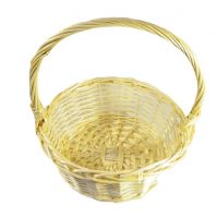Корзина d20 х h9.5 см, №1, круглая, натуральный, W31-3 - вид 1 миниатюра