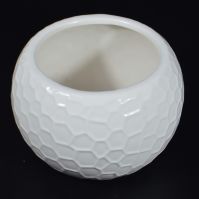 Кашпо h10 см, керамика, W17-13 - вид 1 миниатюра
