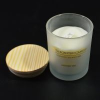 Свеча в стекле с деревянной крышкой Just for You, W112-27 - вид 2 миниатюра