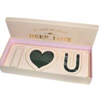 Коробка прямоугольная DEEP LOVE ПРЕМИУМ, пыльная роза, W13-10 - вид 1 миниатюра