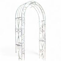 Арка для декоративных целей h230 х 120 х 34 см, металл, белый, FA59-40