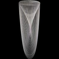 Каркас подвесной для декоративных целей с декором d100 см, металл, белый, FA59-78