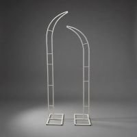 Арка для декоративных целей Свод из 2 частей  h245(215) см, металл, белый, FA59-83