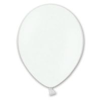 Надувные шары Пастель Экстра 14", 25 шт, White/Clear - вид 1 миниатюра