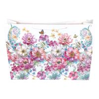 Сумка бумажная горизонтальная 59 х 44 х 17 см, Цветы, 12 шт, FA39-38 - вид 1 миниатюра