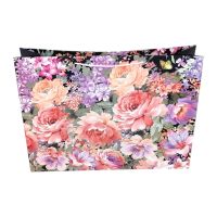 Сумка бумажная горизонтальная 59 х 44 х 17 см, Цветы, 12 шт, FA39-38 - вид 2 миниатюра