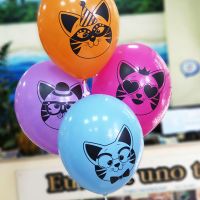 Надувные шары Котики/Собачки 36 см, 5 шт - вид 1 миниатюра