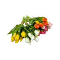 Тюльпан искусственный h31 см, букет из 7 шт, FA51-17 - вид 2 миниатюра