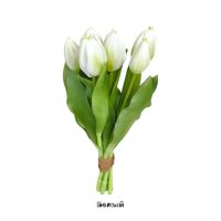 Тюльпан искусственный h31 см, букет из 7 шт, FA51-17 - вид 4 миниатюра