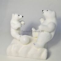 Фигурка Медведь семья, 22 х 20 см, Р36-9 - вид 1 миниатюра