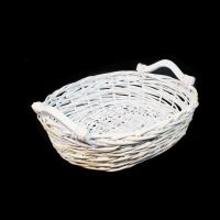 Корзина овальная М, h12 (15) х 38 х 31 см , натуральный беленый, LM190415 - вид 2 миниатюра