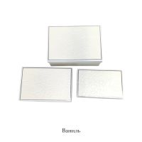 Коробка прямоугольная с тиснением Цветы, набор из 3 шт, FA54-4 - вид 2 миниатюра