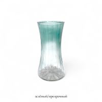 Ваза стеклянная Грани h23 х d9 см, FA58-9 - вид 6 миниатюра