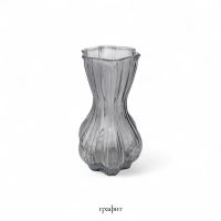 Ваза стеклянная Фигурная h25 х d9 см, FA58-10 - вид 1 миниатюра