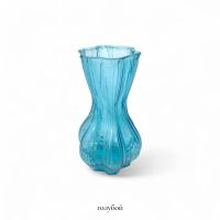 Ваза стеклянная Фигурная h25 х d9 см, FA58-10 - вид 3 миниатюра