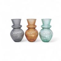 Ваза стеклянная Фигурная h18 х d7 см, FA58-11