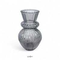 Ваза стеклянная Фигурная h18 х d7 см, FA58-11 - вид 4 миниатюра