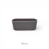 Кашпо пластиковое с дренажной системой Овальное h20 х 50 х 20 см, FA57-29 - вид 1 миниатюра