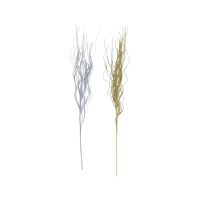 Ветка декоративная Глиттер волна, h60 см, FA48-35