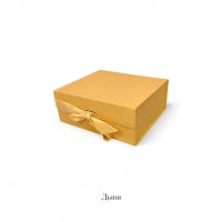 Коробка прямоугольная складная с бантом h8 х 20 х 18 см, FA54-19 - вид 2 миниатюра