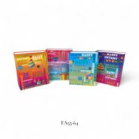 Сумка бумажная 18 х 12 х 8 см, Дизайн, 12 шт, FA55 - вид 10 миниатюра