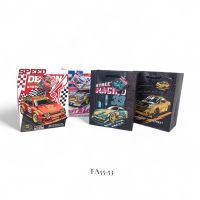 Сумка бумажная 18 х 12 х 8 см, Дизайн, 12 шт, FA55 - вид 7 миниатюра