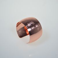 Кольцо для салфеток d4 см, 6 шт, металл, розовое золото, М94-2 - вид 1 миниатюра