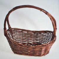 Корзина №5, овальная, коричневый, М98-6 - вид 1 миниатюра
