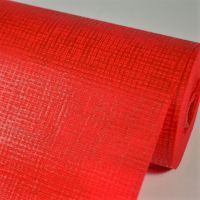 Фетр ламинированный с напылением, 54 см х 10 ярдов, красный, W79-2 - вид 1 миниатюра
